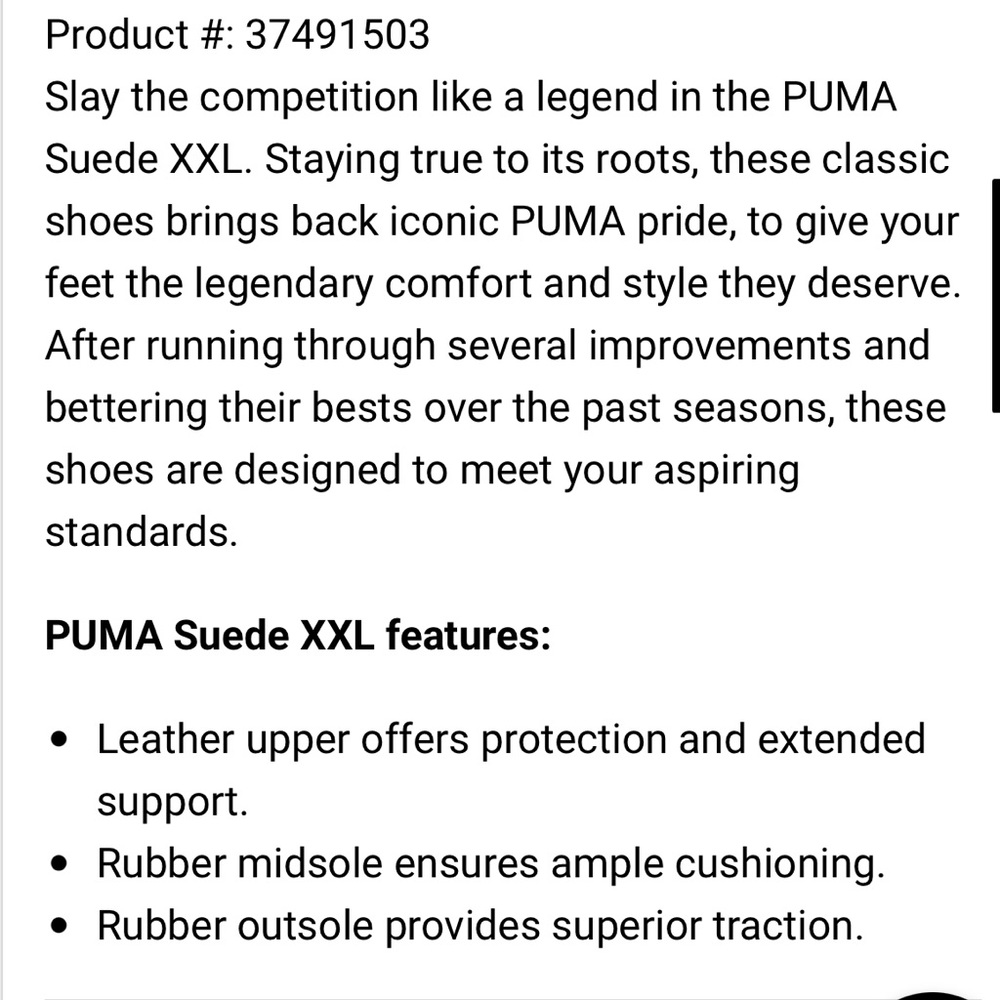 PUMA Suede Classic XXL Marshmallow women’s Sz 10 new - Picture 5 of 5